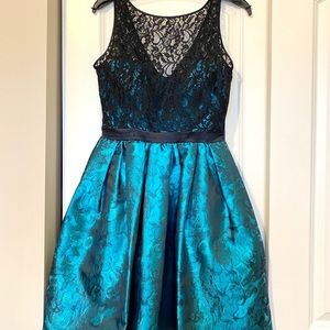 Aidan Mattox Lace Formal Cocktail Dress